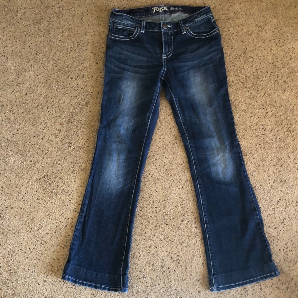 Women’s Dark washed Rock 47 Wrangler jeans